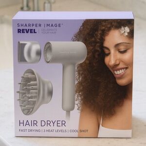 BRAND NEW IN BOX Sharper Image Revel Hair Dryer – Fast Drying, Cool Shot
